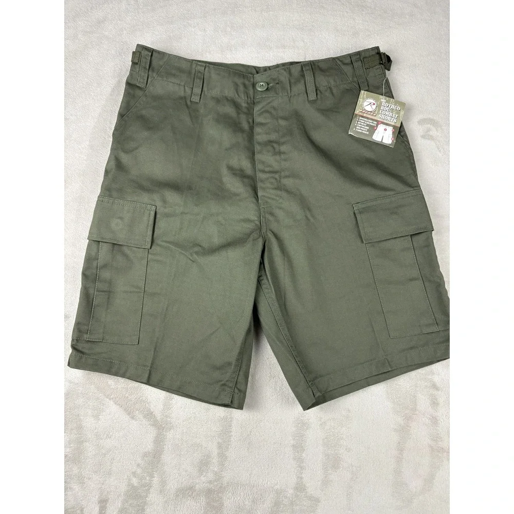 Rothco BDU Combat Shorts Mens Small Olive Drab Green Cargo Military 65200 NEW